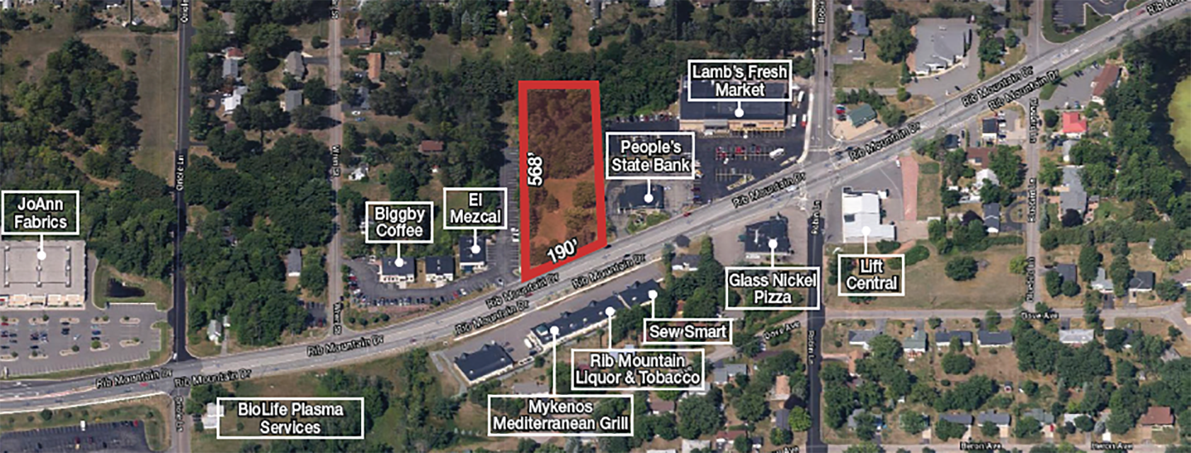 Rib Mountain Dr, Wausau, WI 54401 1.93 Acre Parcel Rib Mountain Drive