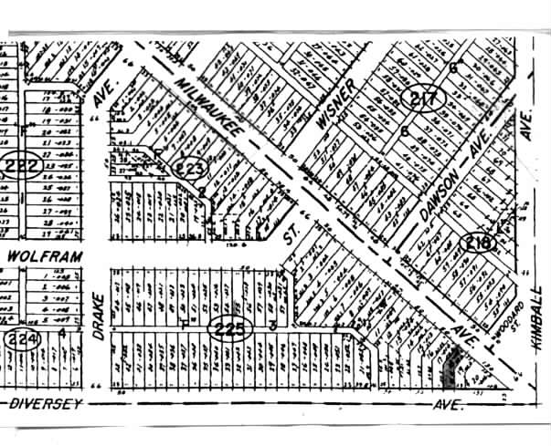 2812 N Milwaukee Ave, Chicago, IL for lease - Plat Map - Image 2 of 4