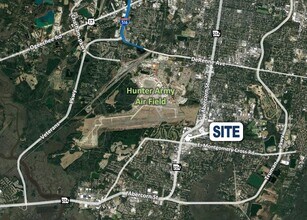 37 W Fairmont Ave, Savannah, GA - AERIAL  map view - Image1