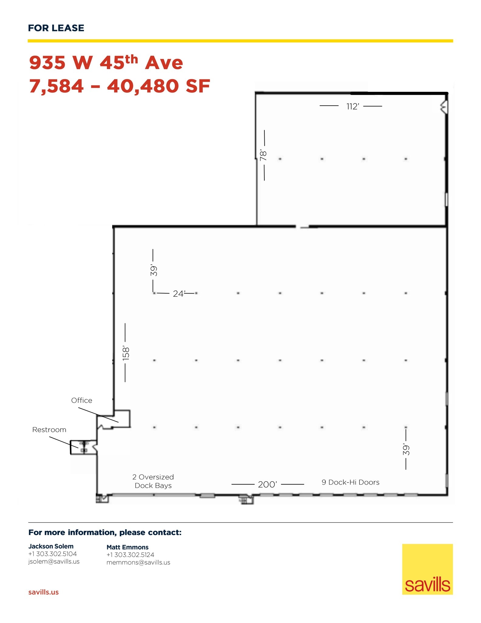 4590 Jason St, Denver, CO for lease Site Plan- Image 1 of 1