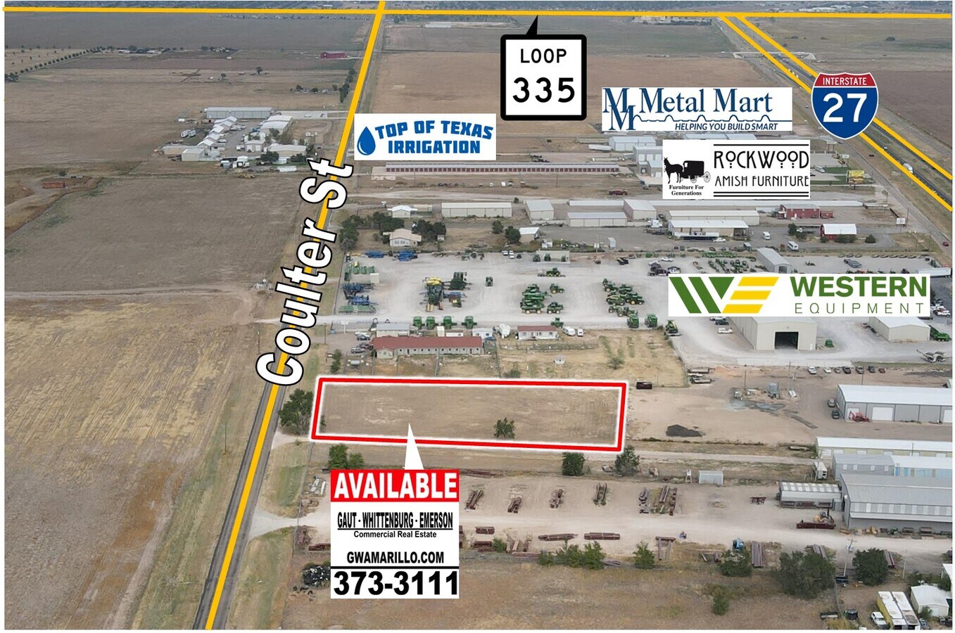11903 S Coulter, Amarillo, TX 79119 Land for Sale