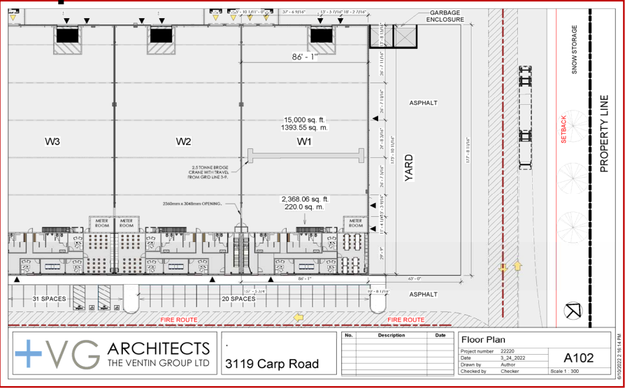 3119 Carp Rd, Ottawa, ON for lease - Site Plan - Image 2 of 2