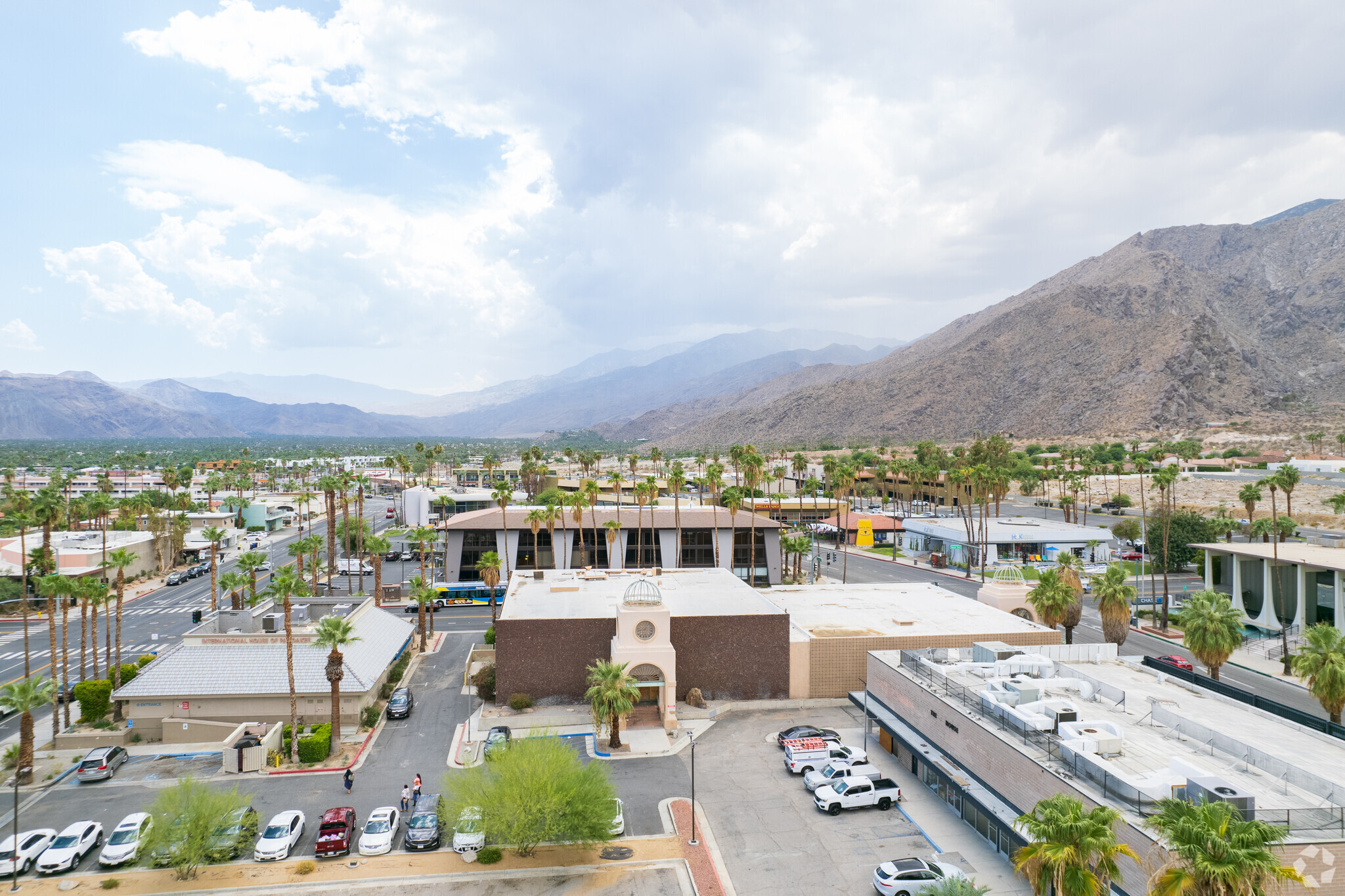 450 S Palm Canyon Dr, Palm Springs, CA for lease Aerial- Image 1 of 8