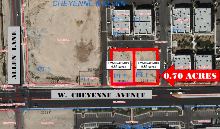 NE Cheyenne Ave & Allen Ln, North Las Vegas, NV for sale - Primary Photo - Image 1 of 5