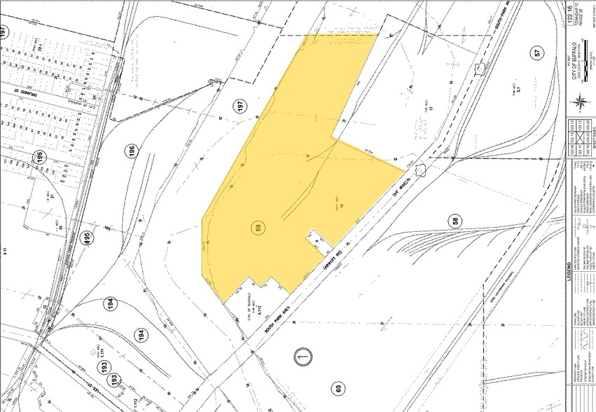 1176 S Park Ave, Buffalo, NY for sale - Plat Map - Image 2 of 4