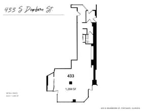 423-439 S Dearborn St, Chicago, IL for lease Floor Plan- Image 1 of 1