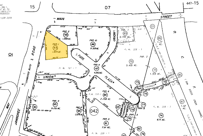 1 Park Plaza, Irvine, CA for lease - Plat Map - Image 2 of 13