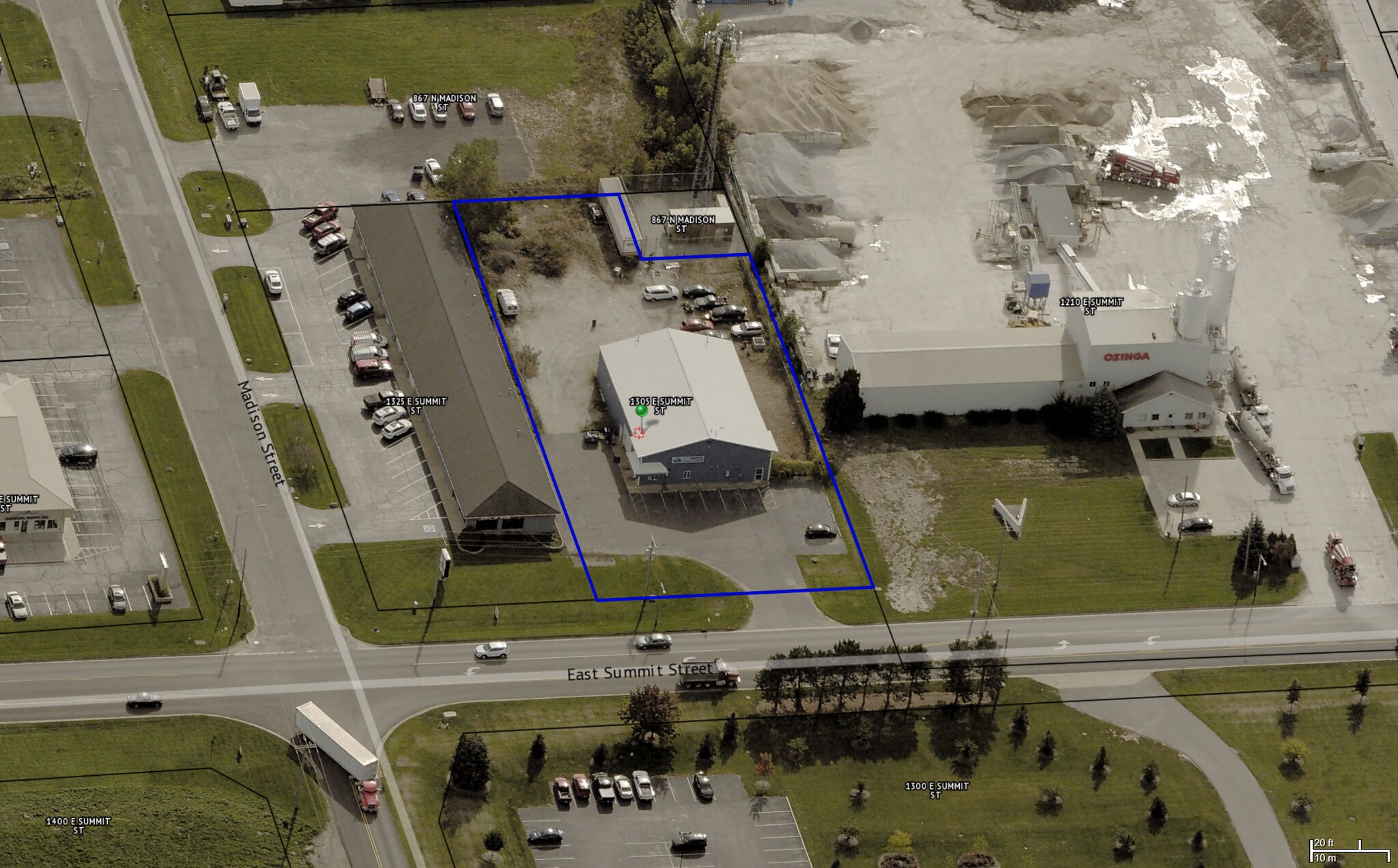 1305 E Summit St, Crown Point, IN for sale Aerial- Image 1 of 13