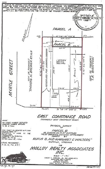 700 E Constance Rd, Suffolk, VA for lease - Plat Map - Image 2 of 3