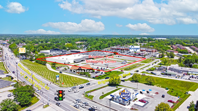 102-132 Brighton Park Blvd, Frankfort, KY - aerial  map view