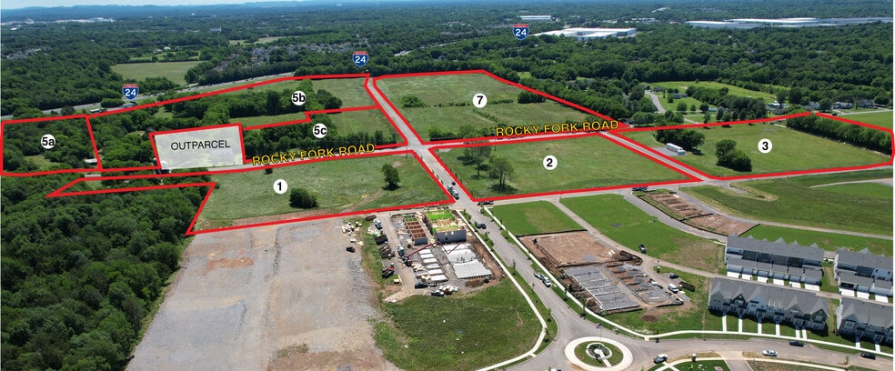 0 0 Rocky Fork Rd, Smyrna, TN for sale - Aerial - Image 2 of 2