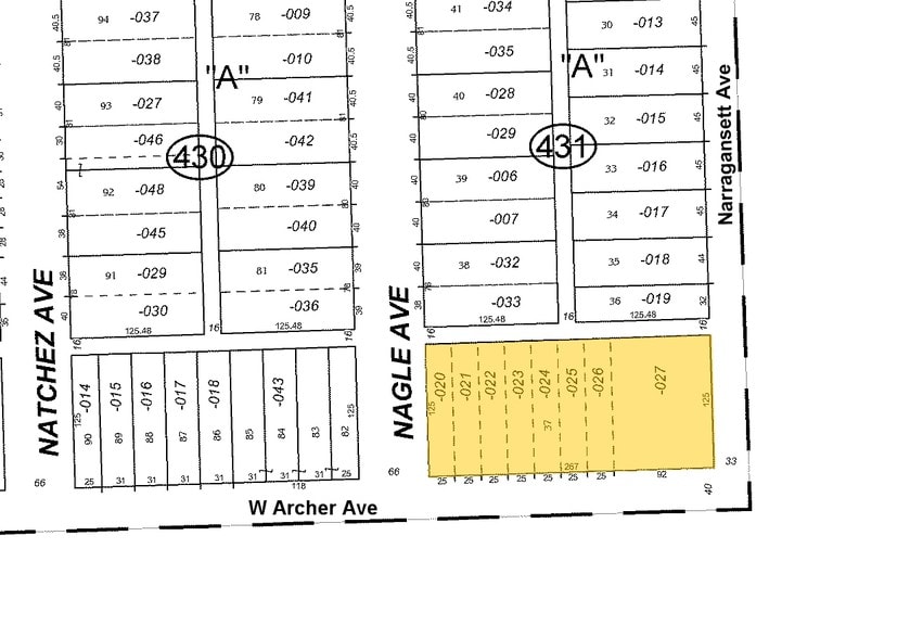 6422 W Archer Ave, Chicago, IL for lease - Plat Map - Image 2 of 4