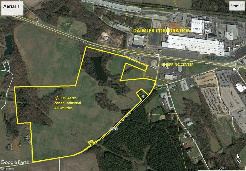 US 70 & Amity Hill Rd, Cleveland, NC 27013 Brown Property Duke