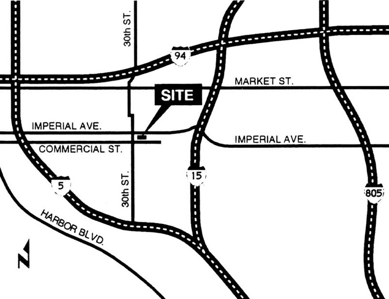 3004 Commercial St, San Diego, CA for lease - Site Plan - Image 2 of 5