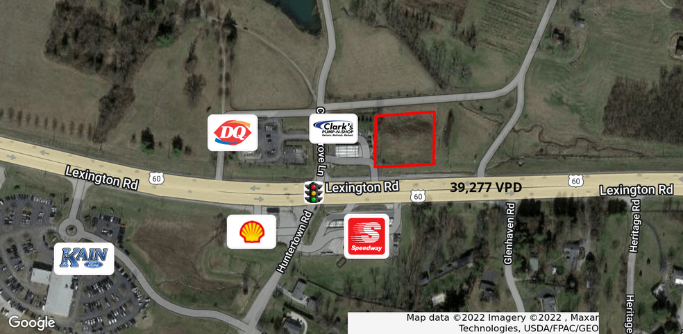 3620 Lexington Rd, Versailles, KY for lease - Aerial - Image 1 of 3