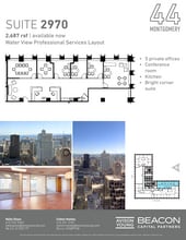 44 Montgomery St, San Francisco, CA for lease Floor Plan- Image 1 of 1