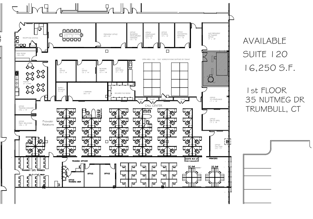 35 Nutmeg Dr, Trumbull, CT for lease Floor Plan- Image 1 of 1