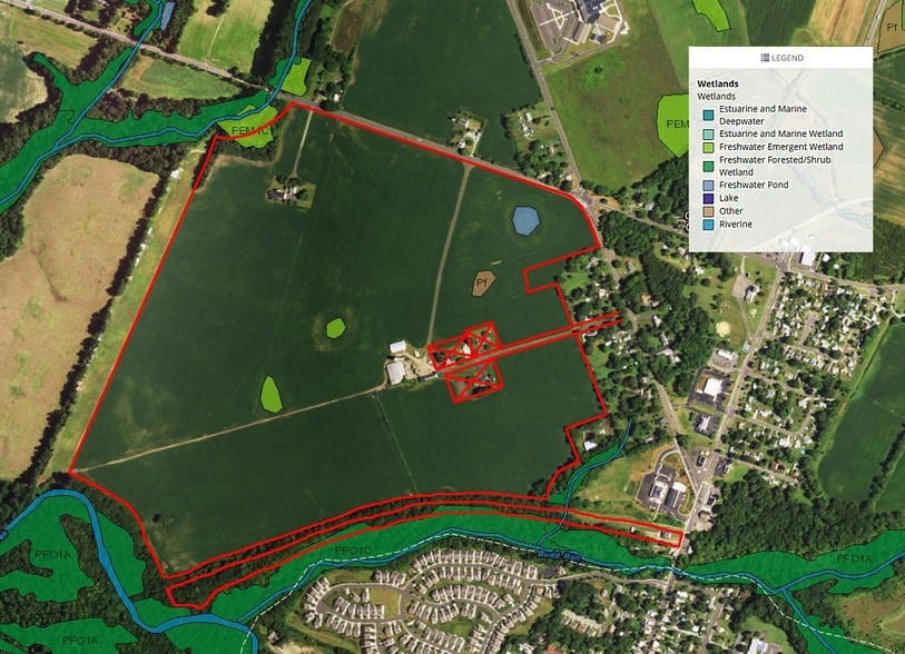 N Pemberton & Arneys Mount Road, Pemberton, NJ for sale - Aerial - Image 1 of 1