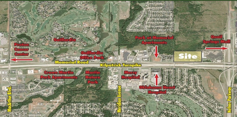 4105 W Memorial Rd, Oklahoma City, OK for sale - Plat Map - Image 1 of 24
