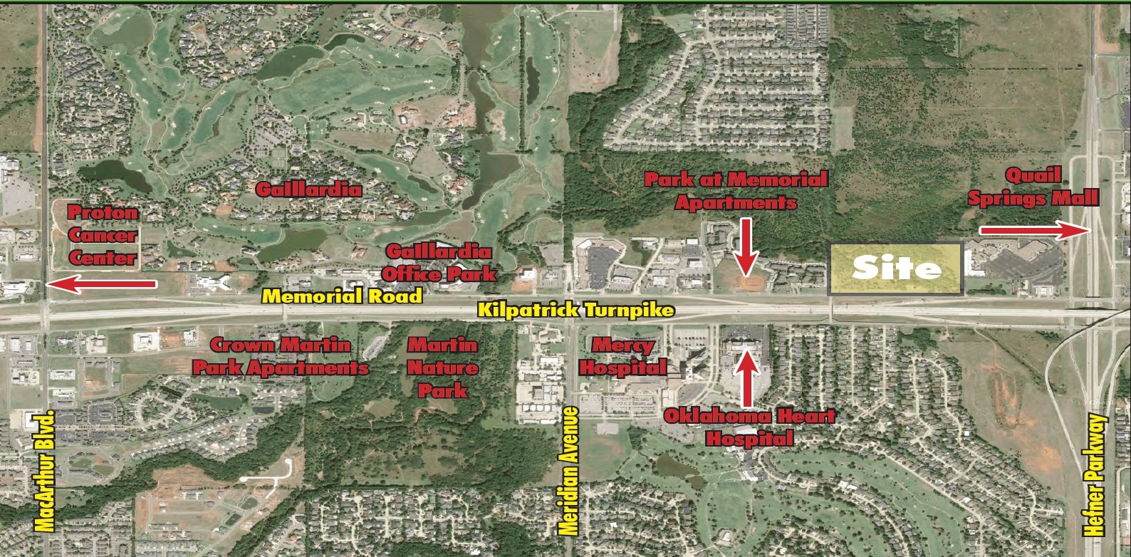 4105 W Memorial Rd, Oklahoma City, OK for sale Plat Map- Image 1 of 25