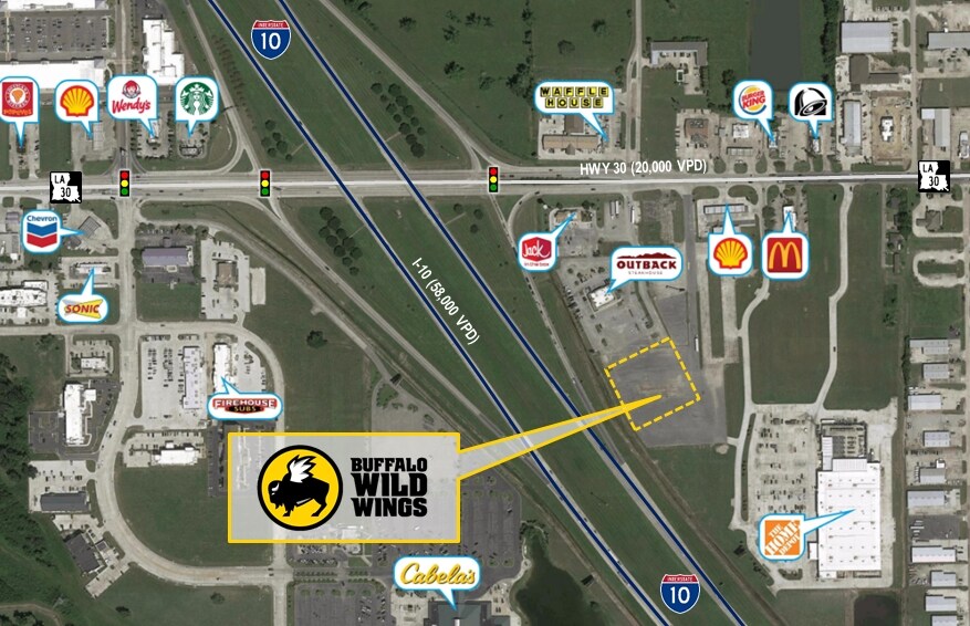 2001 W Highway 30, Gonzales, LA for sale Primary Photo- Image 1 of 1