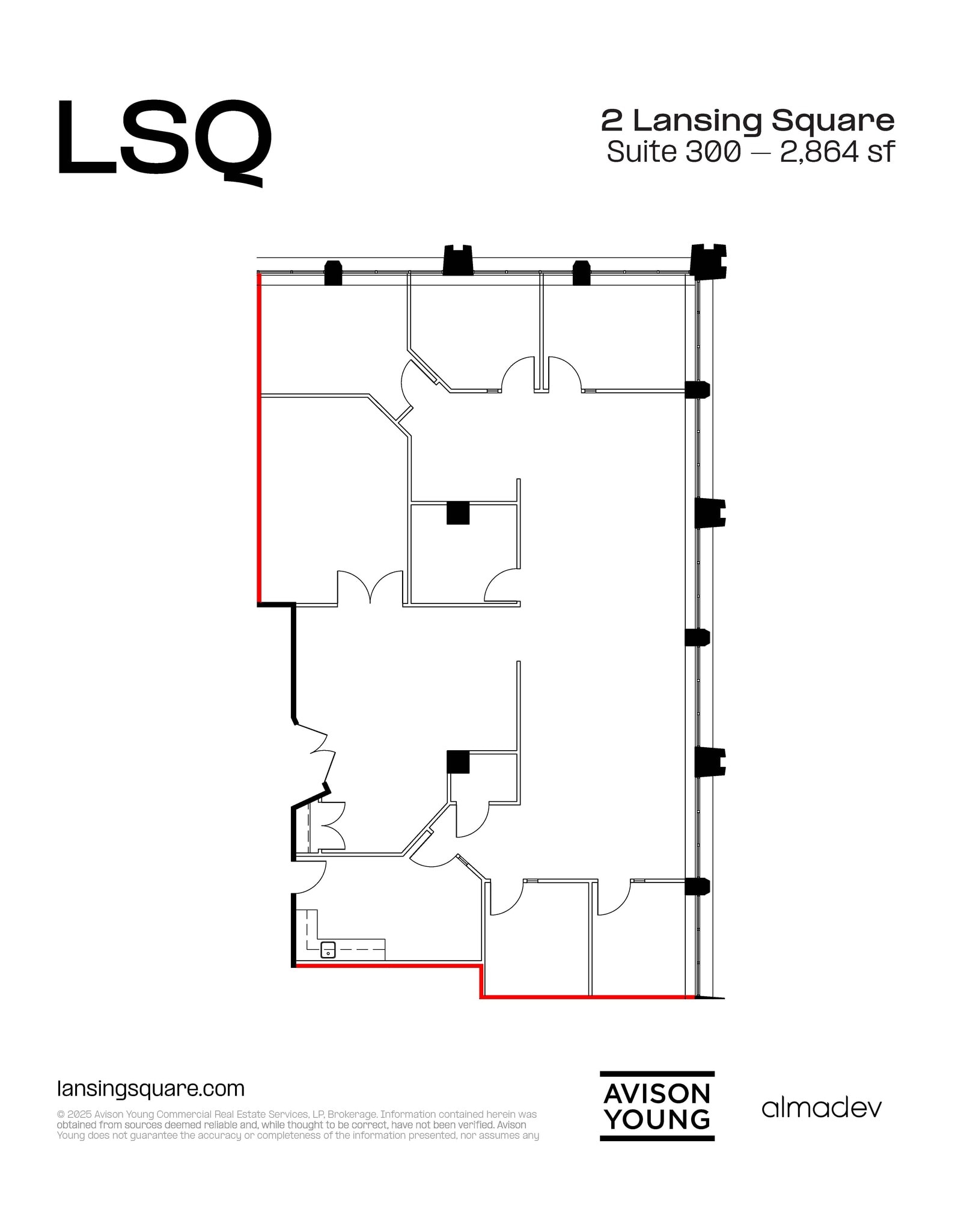2 Lansing Sq, Toronto, ON for lease Floor Plan- Image 1 of 1