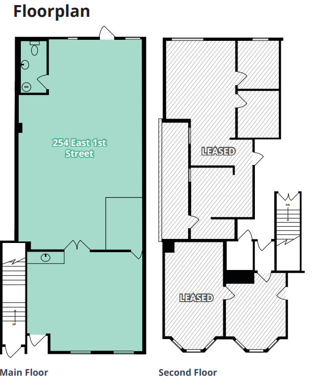 250-254 E 1st St, North Vancouver, BC for lease Floor Plan- Image 1 of 1