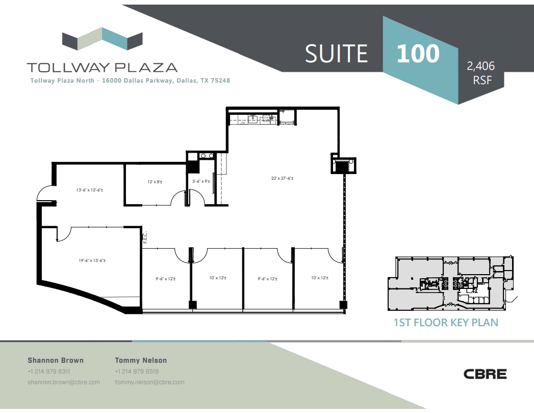 16000 N Dallas Pky, Dallas, TX for lease Floor Plan- Image 1 of 1