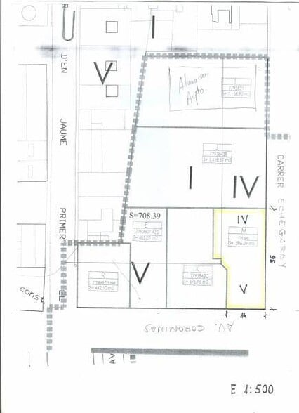 Echegaray-Coromines, Ontinyent, el Llombo, València, Valencia for lease - Site Plan - Image 2 of 2