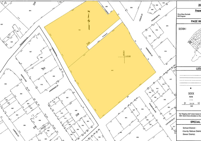 33 LeCount Pl, New Rochelle, NY for lease - Plat Map - Image 2 of 5