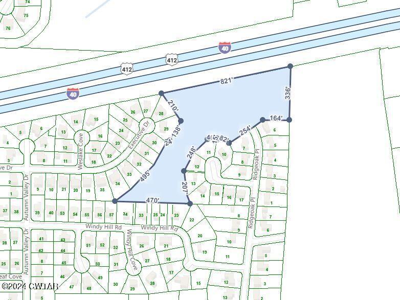 0 I-40, Jackson, TN for sale - Plat Map - Image 3 of 4