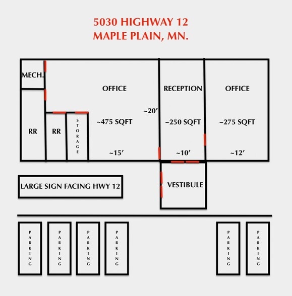 5030 Highway 12, Maple Plain, MN for lease - Building Photo - Image 3 of 3