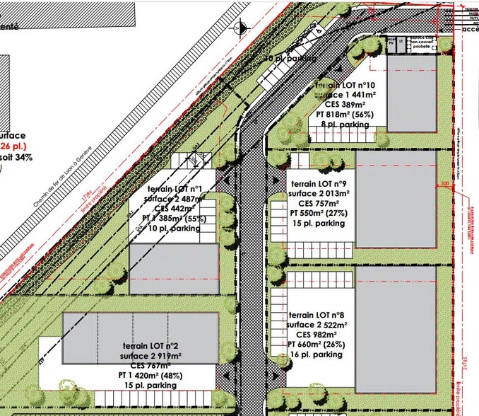 Land in Meximieux for sale - Site Plan - Image 2 of 2