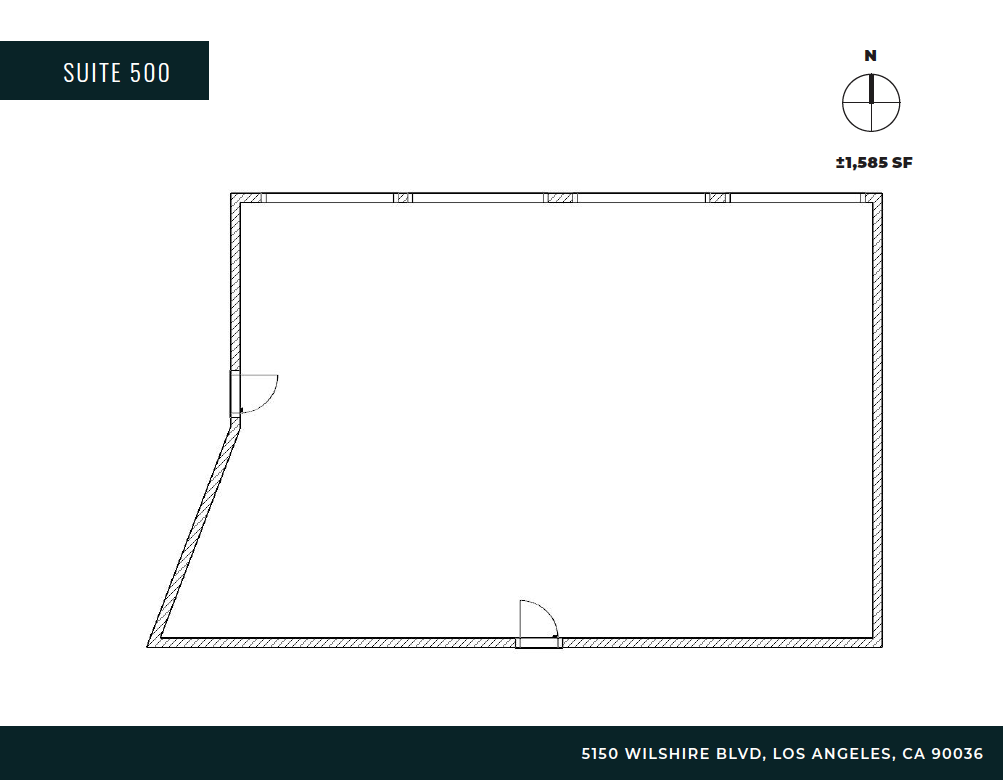 5150 Wilshire Blvd, Los Angeles, CA for lease Floor Plan- Image 1 of 4