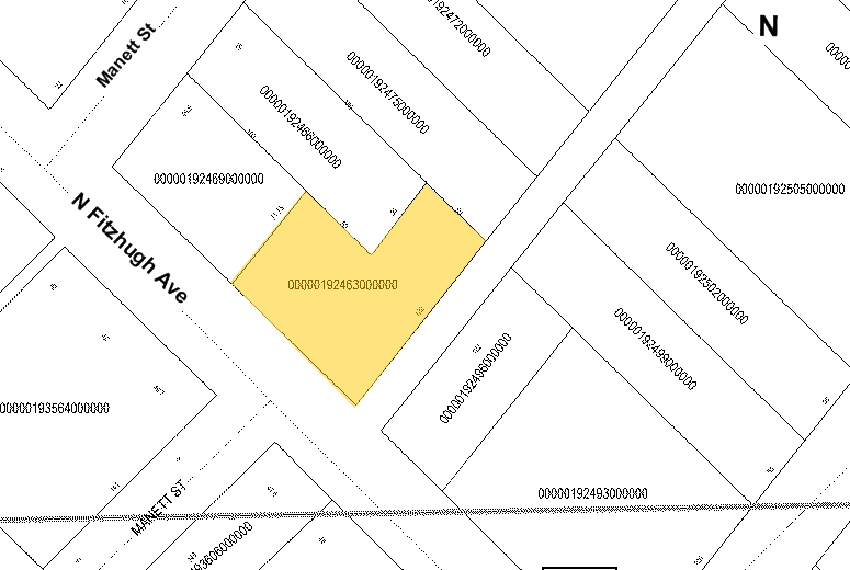 2518 N Fitzhugh Ave, Dallas, TX for sale - Plat Map - Image 2 of 6