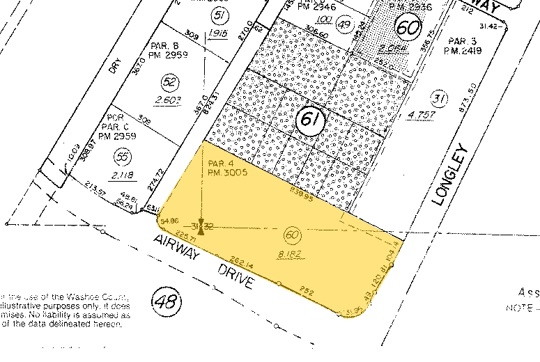 3515 Airway Dr, Reno, NV for lease - Plat Map - Image 2 of 4