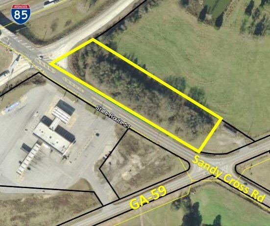 Sandy Cross Rd, Carnesville, GA for sale Primary Photo- Image 1 of 1