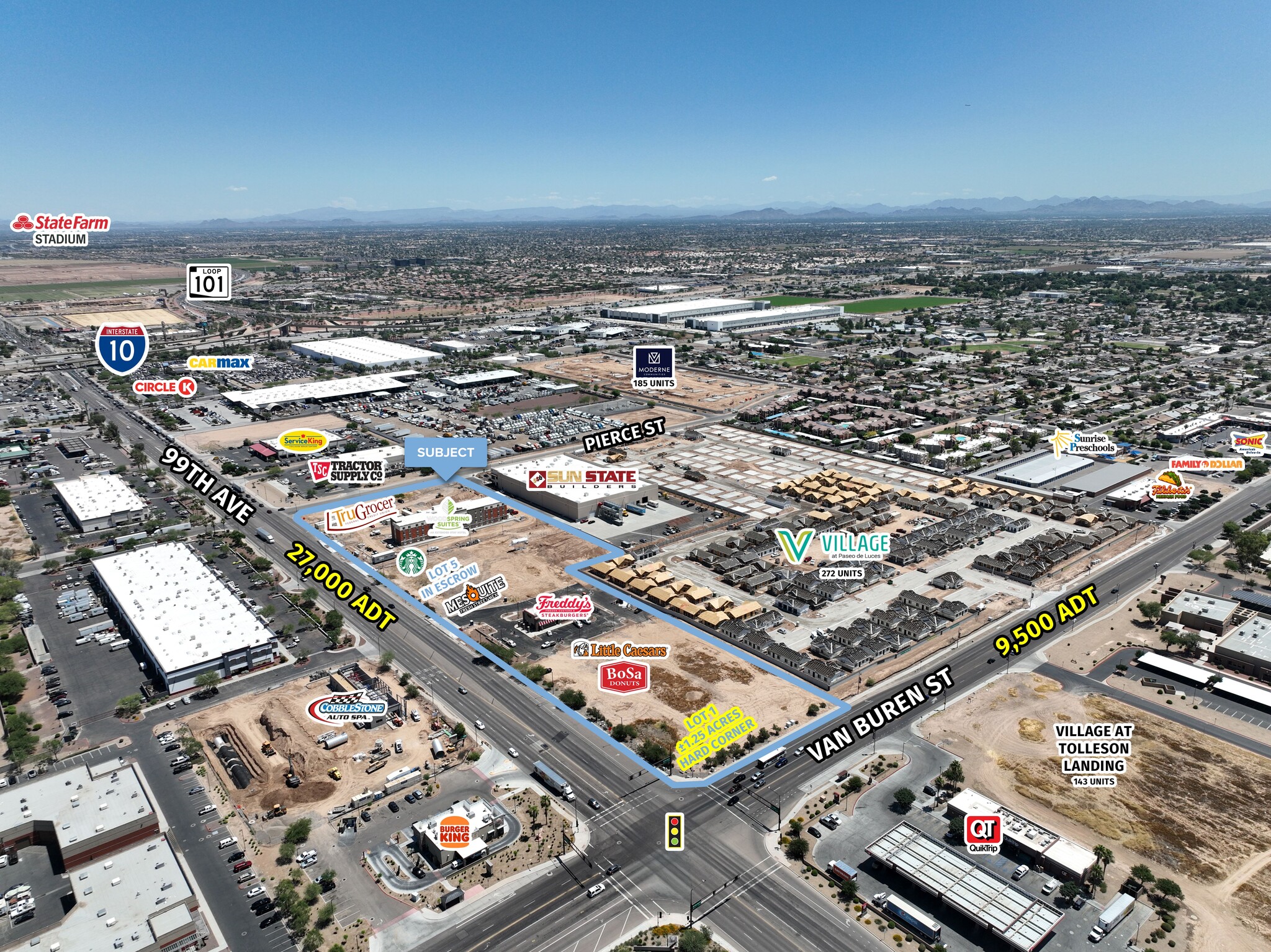 NE Van Buren St & 99th Ave, Tolleson, AZ for lease Building Photo- Image 1 of 13