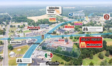 403 Delsea Dr, Malaga, NJ - AERIAL  map view - Image1