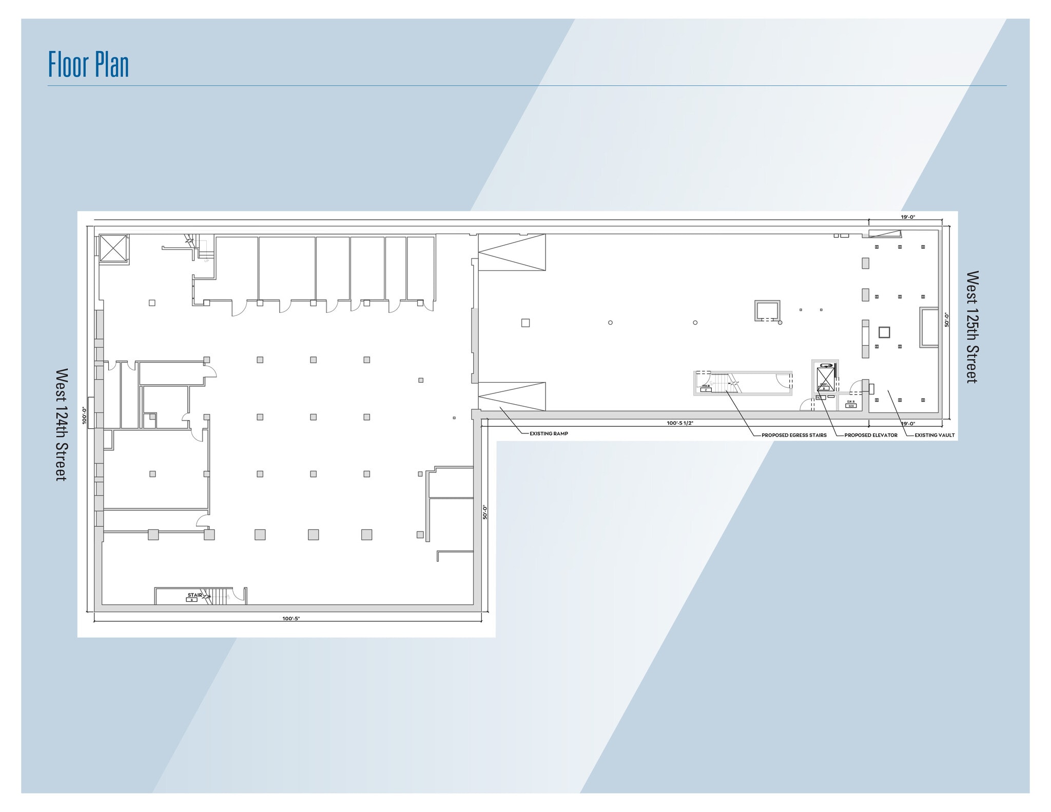 243 W 124th St, New York, NY for lease Floor Plan- Image 1 of 4