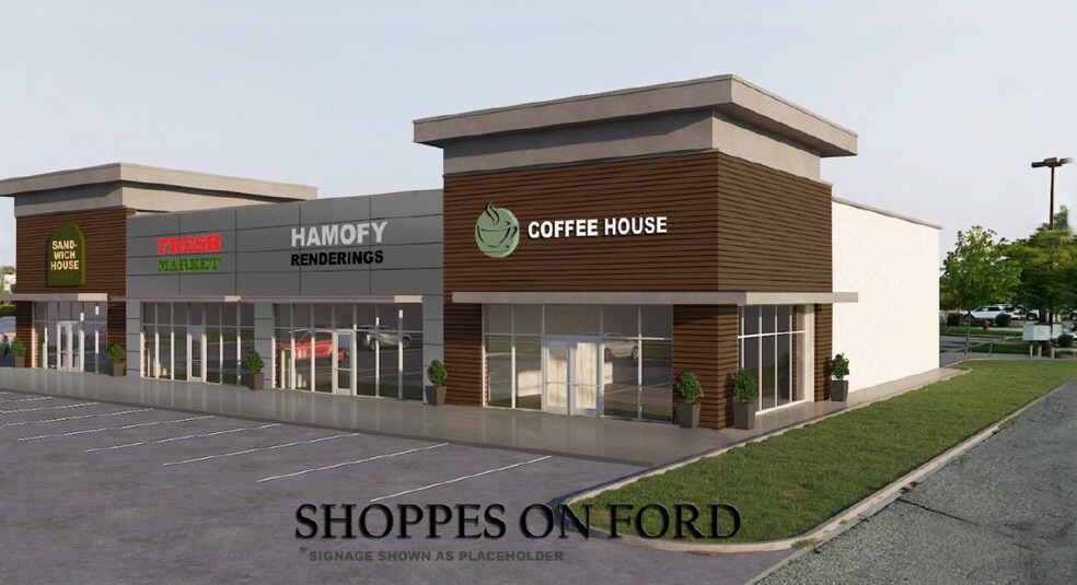 41900 Ford Rd, Canton, MI for lease - Building Photo - Image 1 of 2