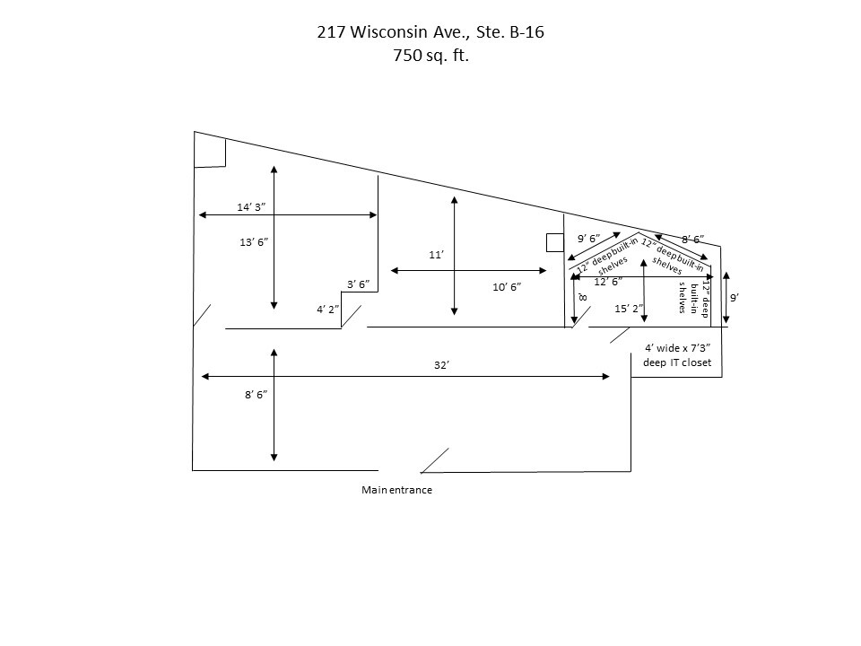 217 Wisconsin Ave, Waukesha, WI for lease Floor Plan- Image 1 of 6