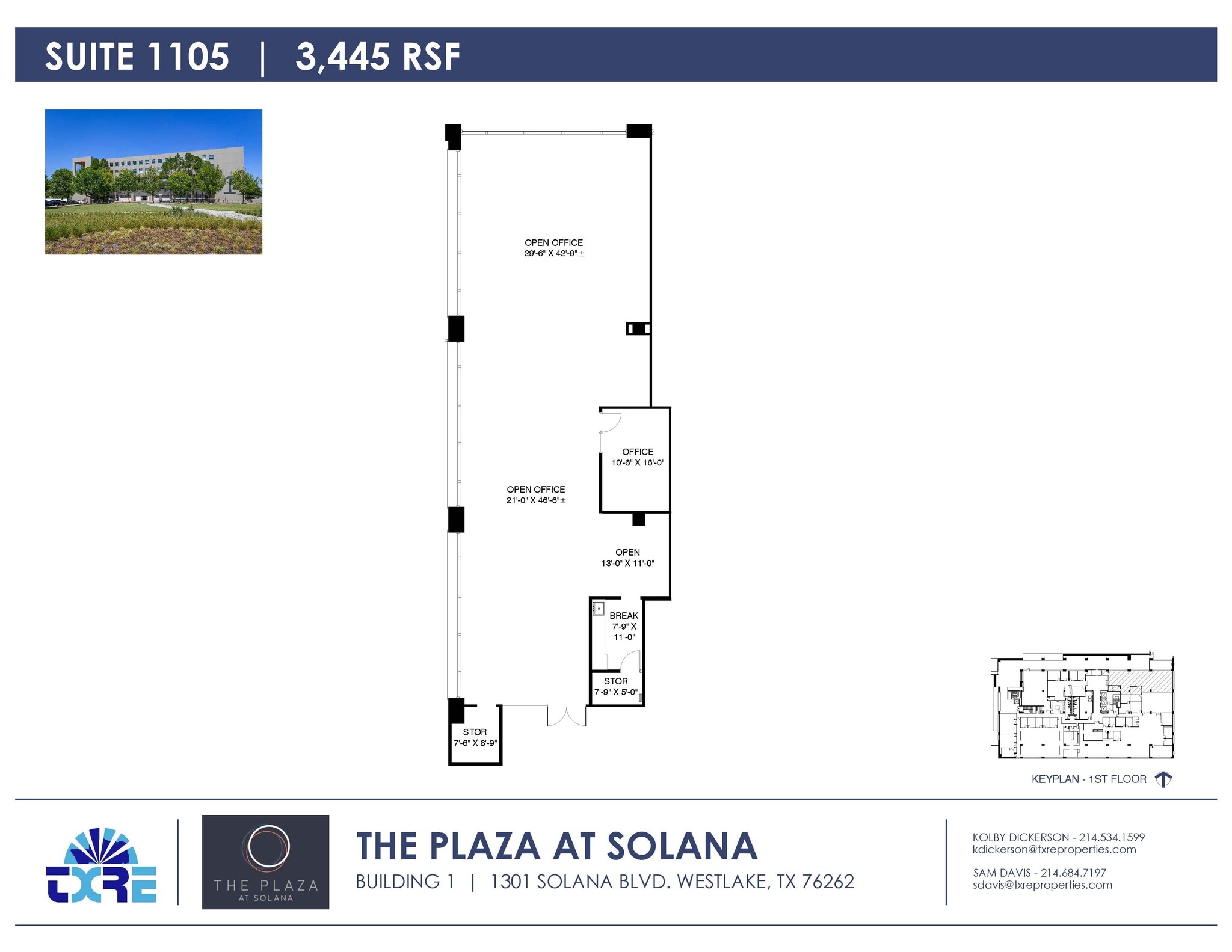 1301 Solana Blvd, Westlake, TX for lease Floor Plan- Image 1 of 1