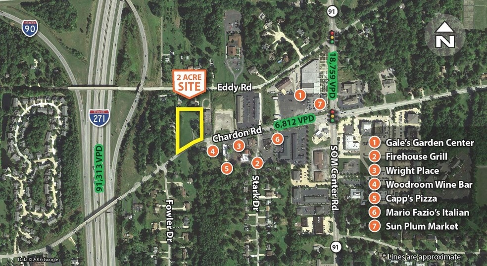 33901 Chardon Rd, Willoughby Hills, OH for sale - Aerial - Image 2 of 2