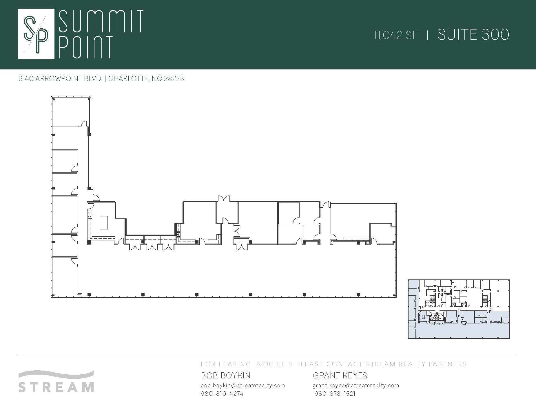 9140 Arrowpoint Blvd, Charlotte, NC for lease Floor Plan- Image 1 of 1