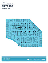 1593 Spring Hill Rd, Vienna, VA for lease Floor Plan- Image 1 of 1