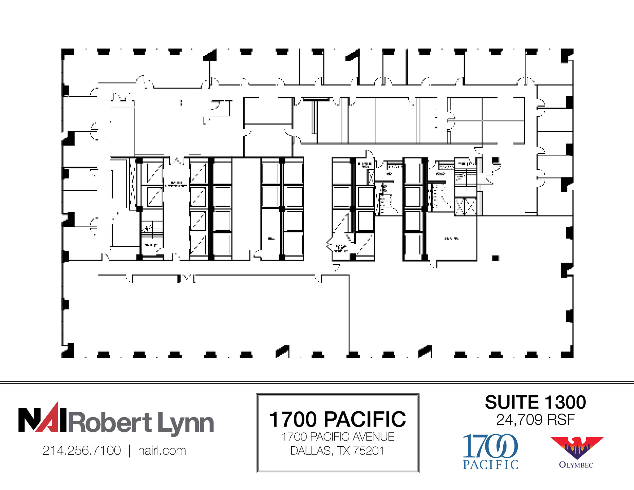 1700 Pacific Ave, Dallas, TX for lease Floor Plan- Image 1 of 1