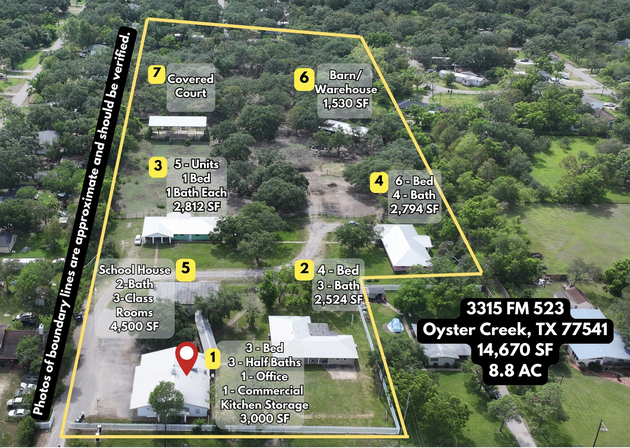 3315 Fm 523 Rd, Oyster Creek, TX for sale Building Photo- Image 1 of 51