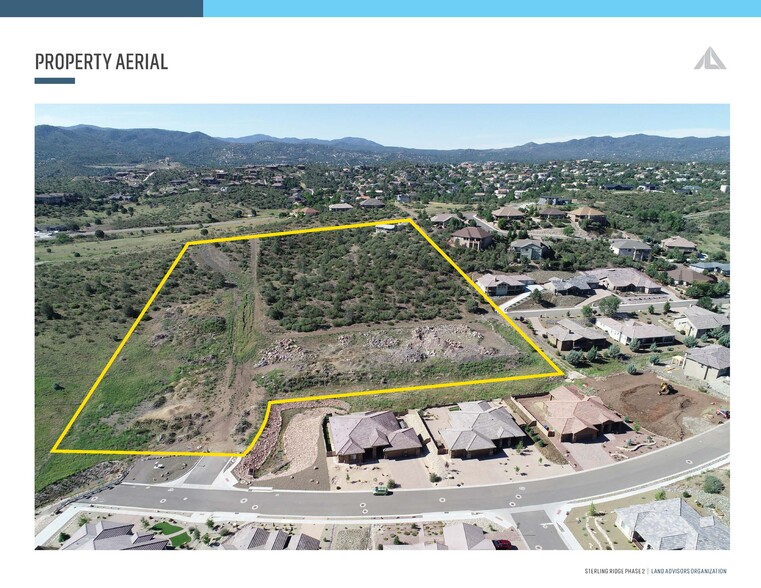 0 Tamarack & Delano, Prescott, AZ for sale - Aerial - Image 2 of 4