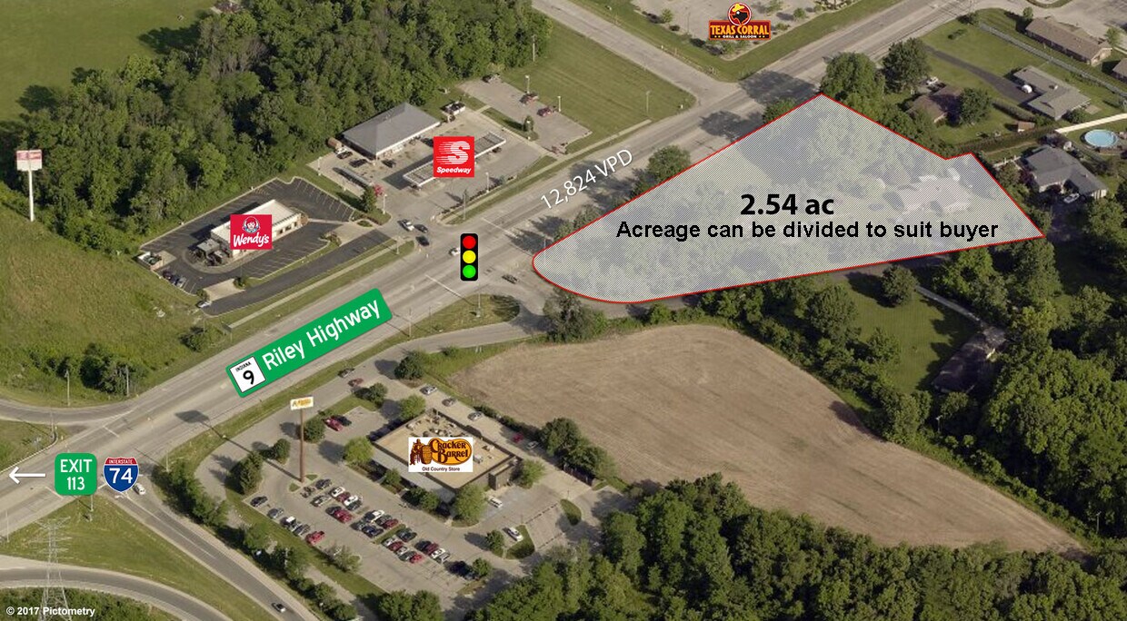 2096 N Riley Highway, Shelbyville, IN 46176 - I-74 Exit 113 Retail